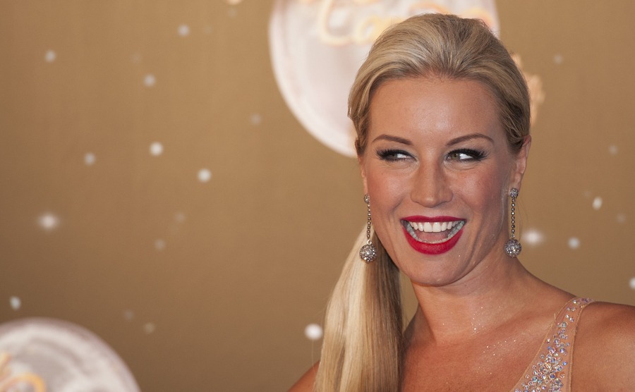 Denise Van Outen arriving for the Strictly Come Dancing 2012 Launch, Television Centre, London. 11/09/2012 Picture by: Simon Burchell