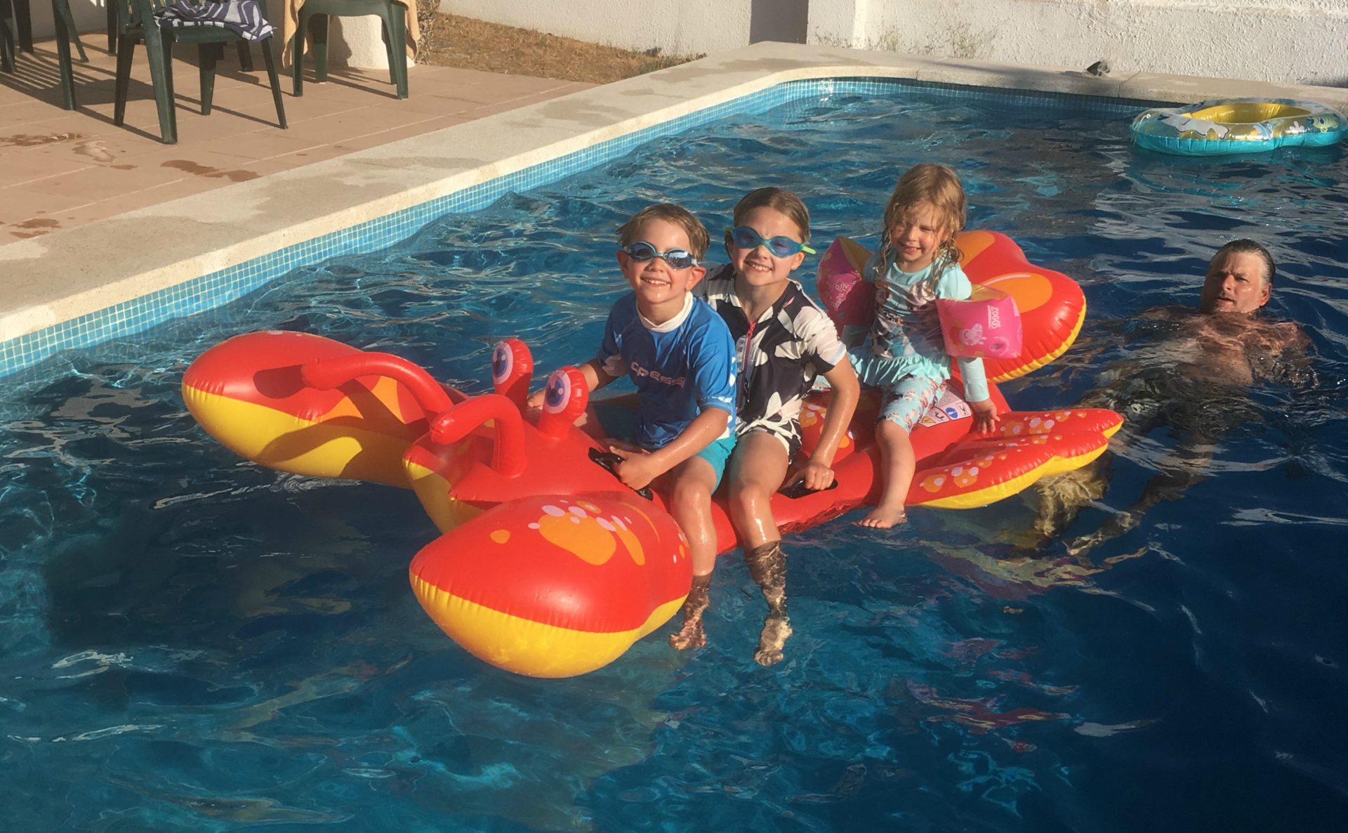 Rotisserie chickens are an easy and affordable way to feed hungry mouths after a hard day splashing around in the holiday home's pool