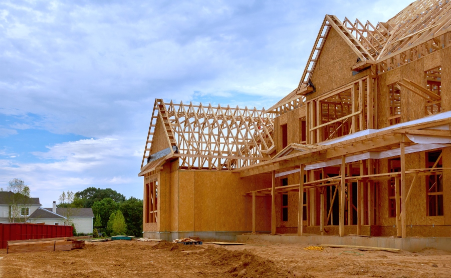 Newly constructed house