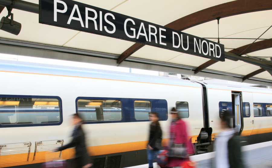 Paris North Station, Gare du Nord, France. 