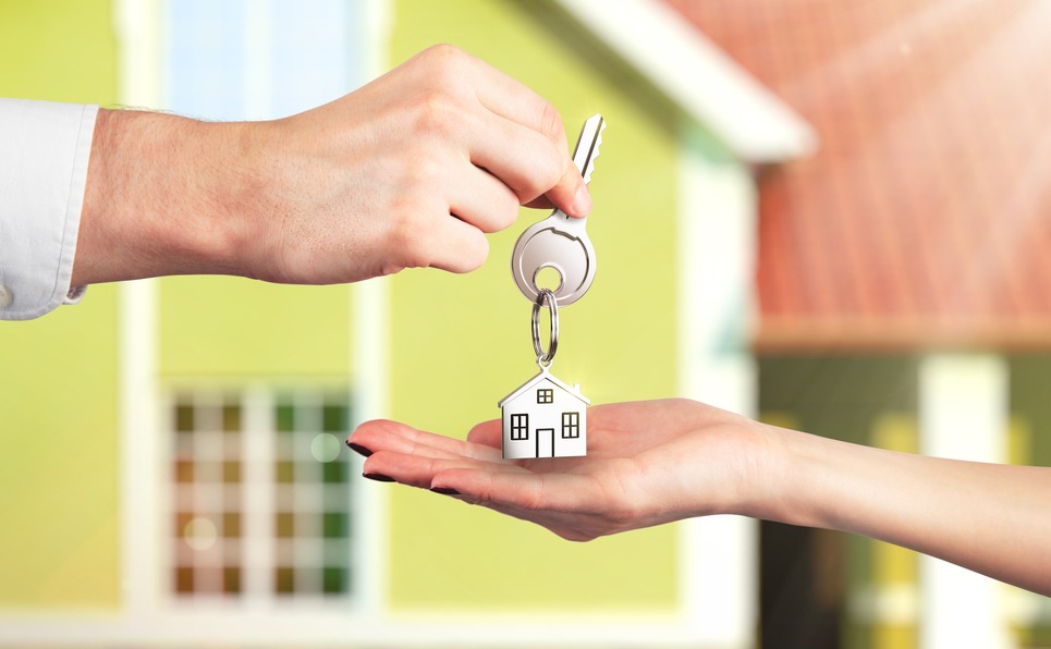 Receiving keys to your new home