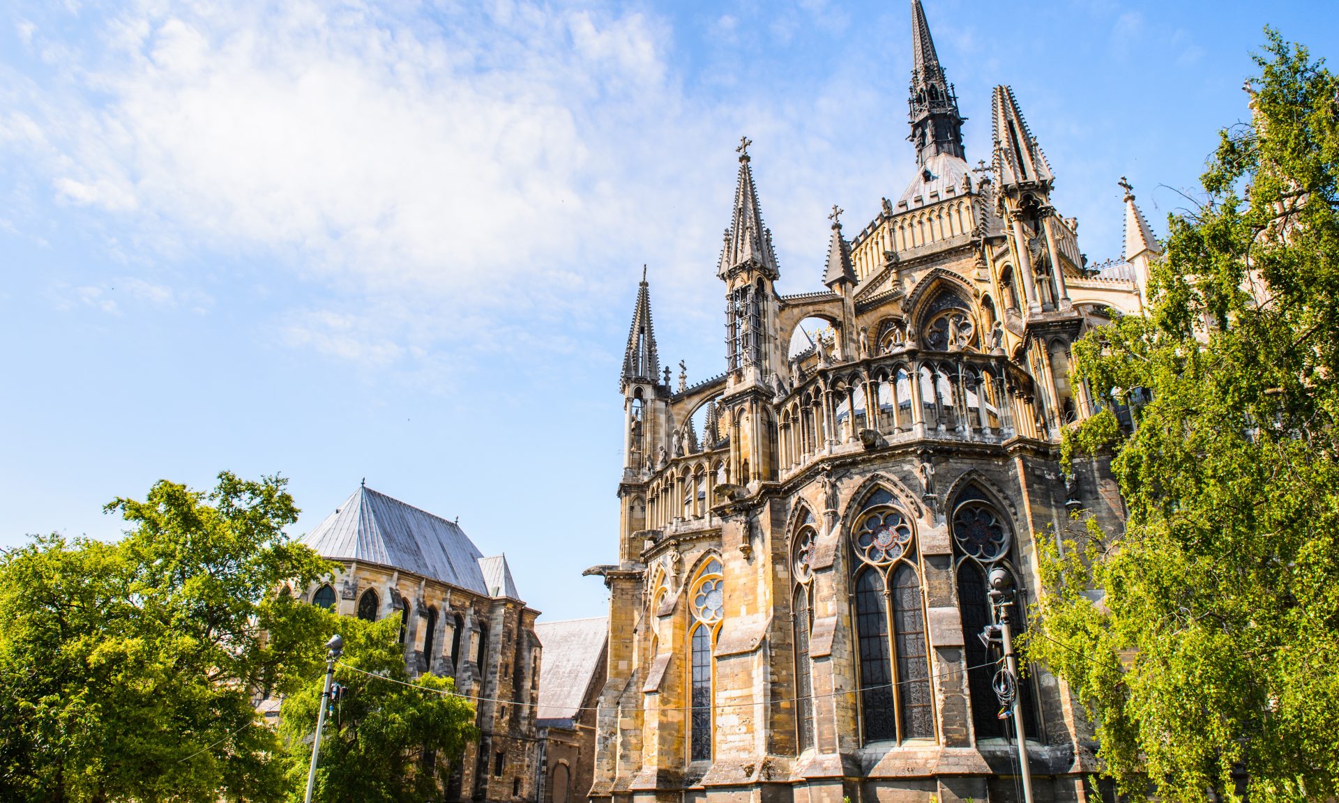 16 of France’s kings were crowned in the Gothic Cathedral in Reims.
