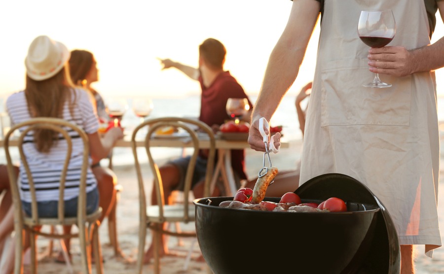 Enjoy the sunshine with a Christmas BBQ.