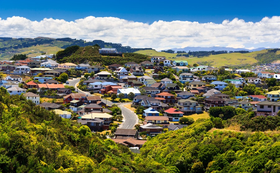 Many homes in Wellington are detached.