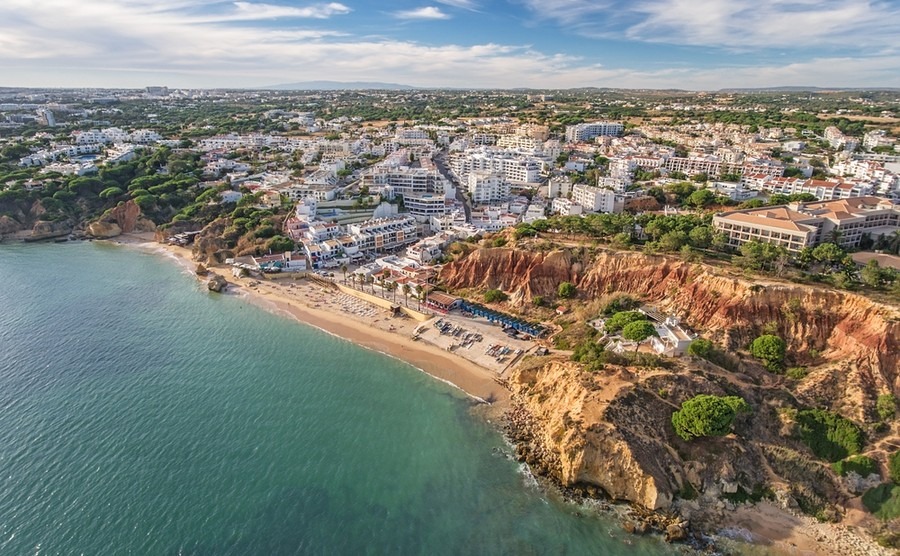 Olhos de Água is just five miles from Albufeira, but feels like another world.