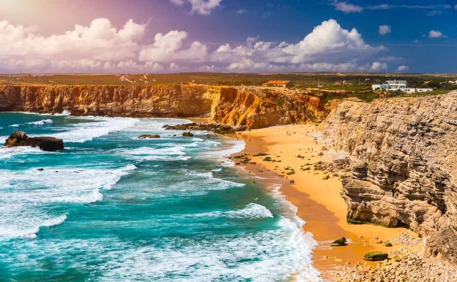 The Alentejo stretches from the Atlantic coast inland as far as Spain.