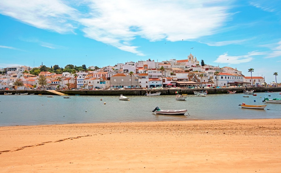 The village of Ferragudo is popular among locals working in Portimão.