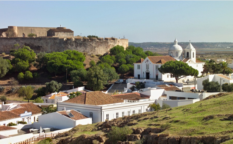 Castro Marim's historic centre.