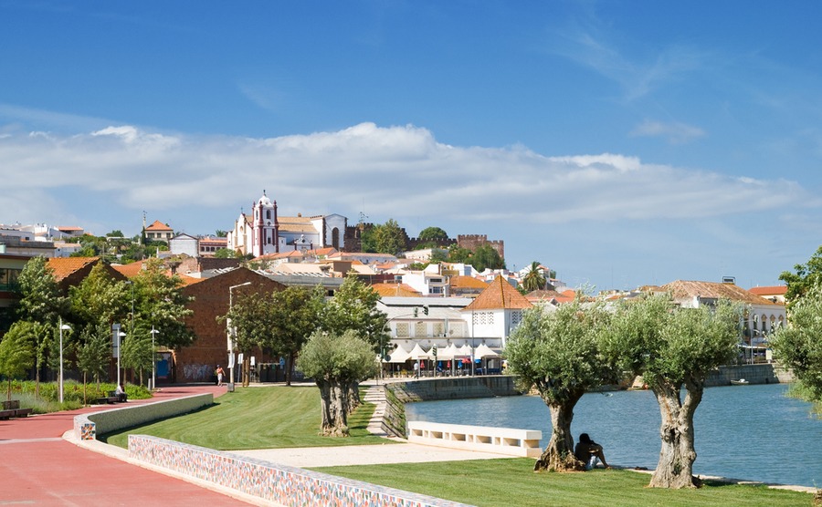 The historic town of Silves, once the capital of the Algarve.