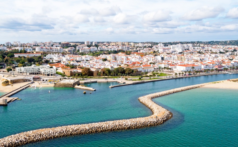 Towns like Lagos are especially popular for West Algarve property.