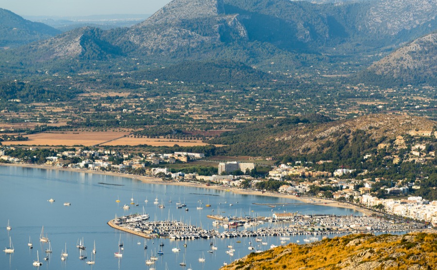 Port de Pollença's great beaches have attracted a strong British community.