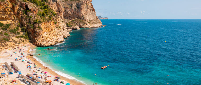 Costa Blanca sea view.