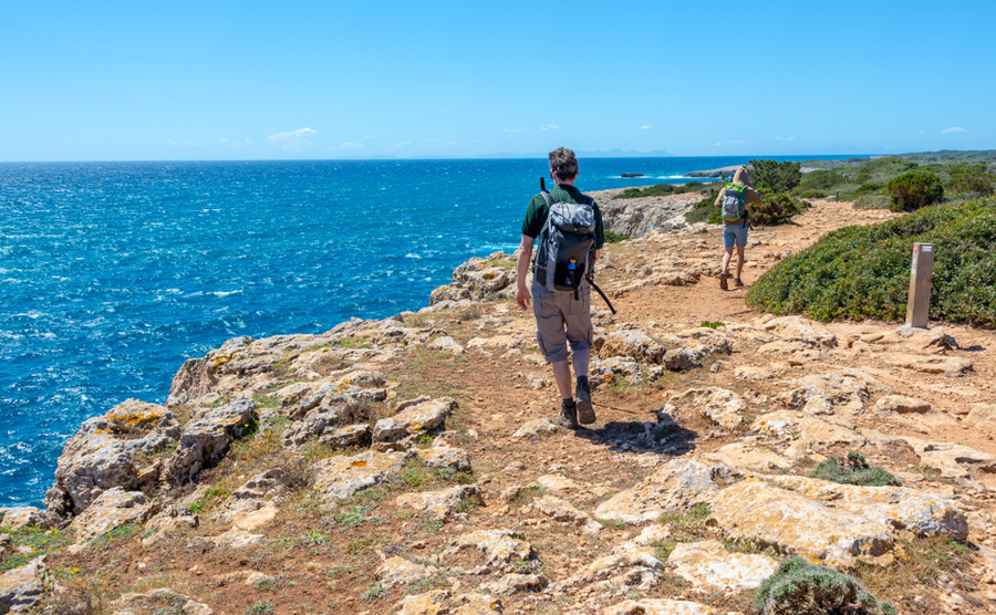 Walking trail, Menorca.