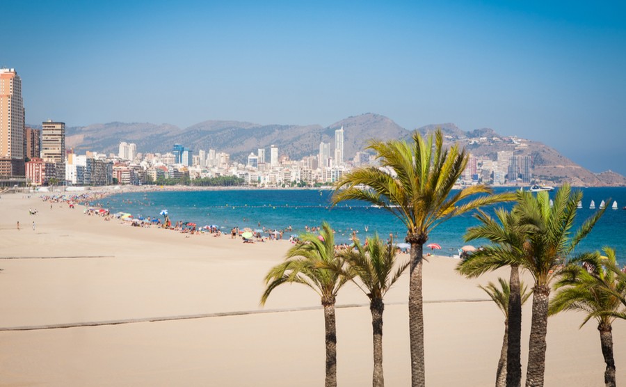 Benidorm's glorious beach.