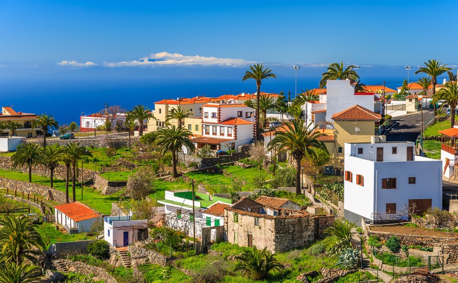 A mountain home in Spain's Canary Islands