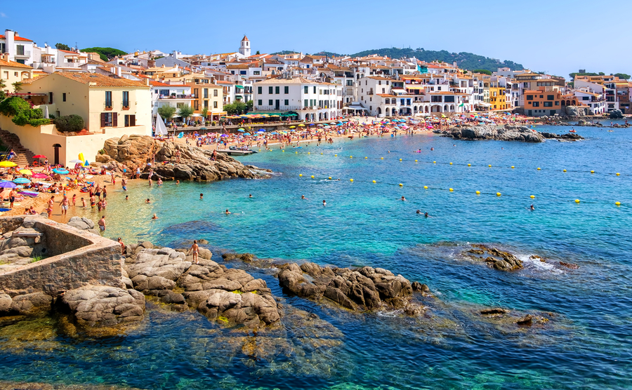 Caella de Palafrugell on the Costa Brava.