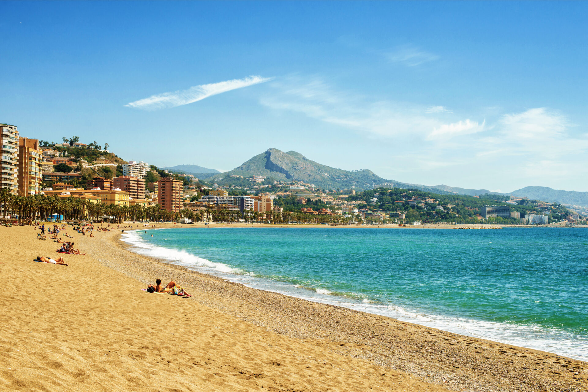 Beach La Malagueta, Malaga