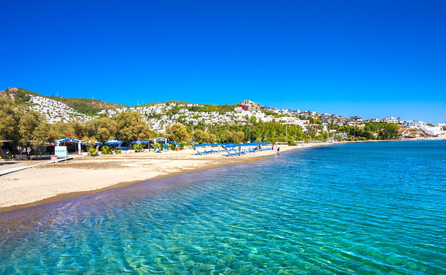 Camel Beach in Bitez, Bodrum, Turkey