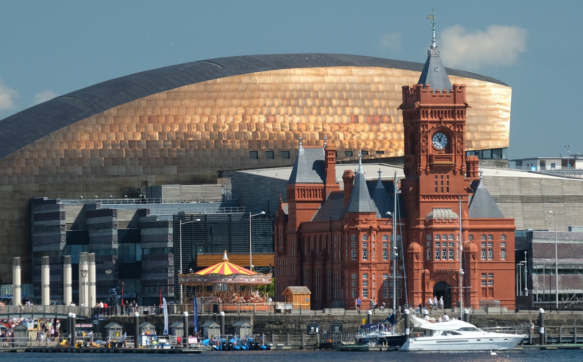Cardiff Bay, an attractive draw to the city for those considering where to buy in the UK
