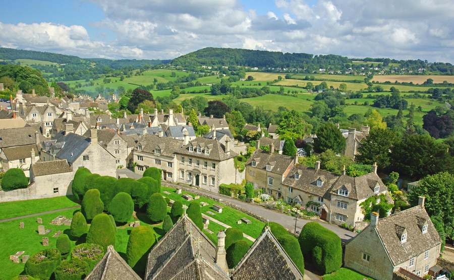 The picturesque countryside of the Cotswolds is one of the best areas in the UK to buy property if you want rural tranquillity and historic properties.