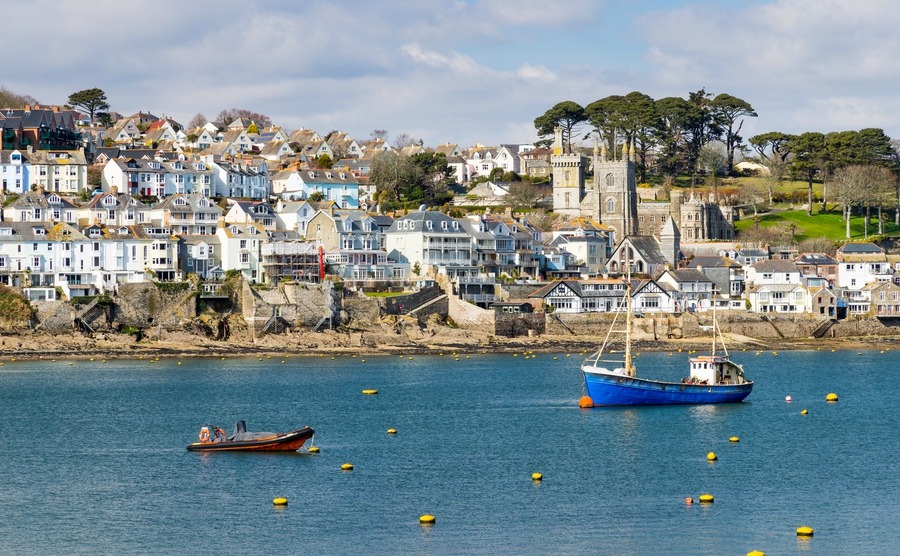 Upmarket Fowey is a hotspot for buying a house in Cornwall.