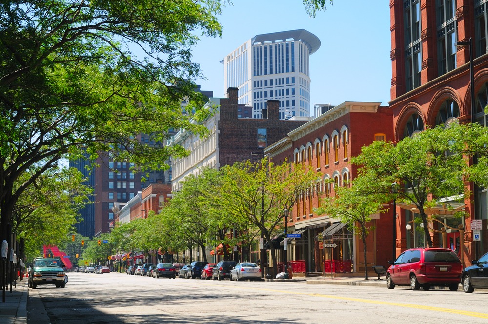 Cleveland's Warehouse District has been regenerated into one of the city's trendiest districts. The city has some of te cheapest homes in the US.