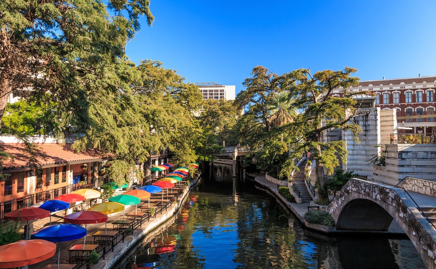 San Antonio's famous Riverwalk.