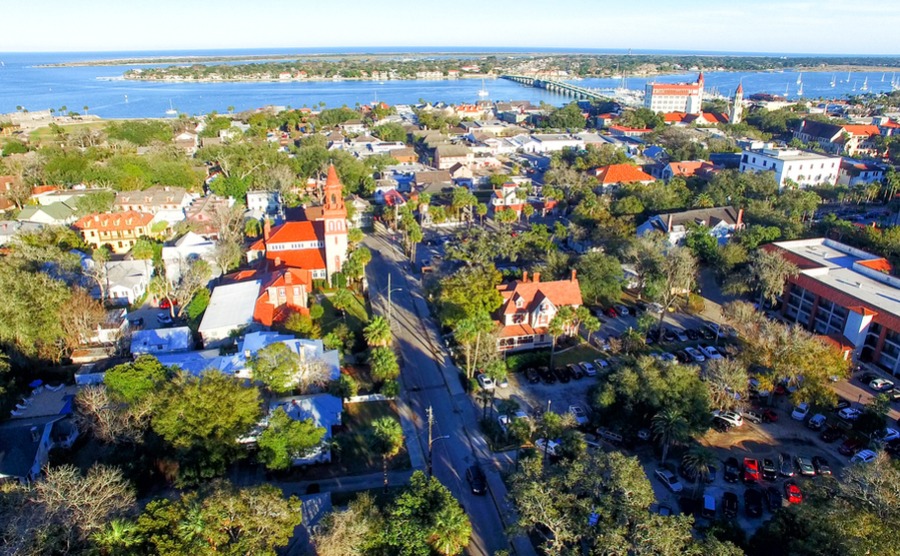 St Augustine is North America's oldest continually inhabited town, making it ideal for history fans who want to move to Florida.