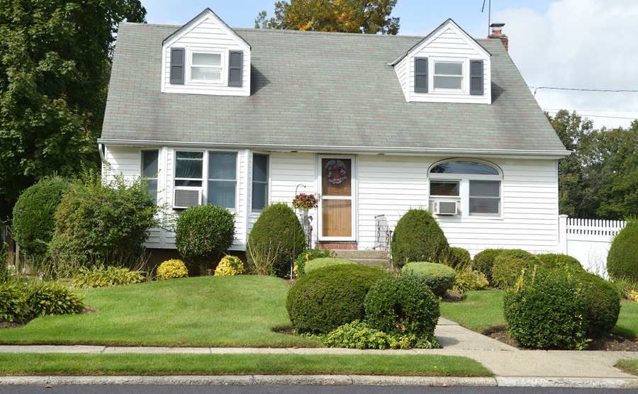 The traditional Cape Cod style has also been adapted for suburban living.