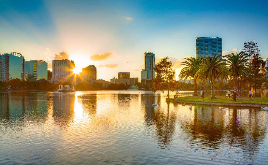 Sunset at Orlando