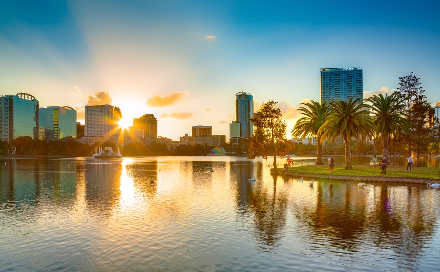 Sunset at Orlando