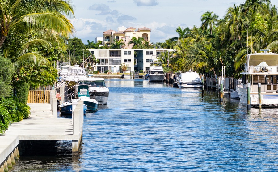 Fort Lauderdale is nicknamed the 'Venice of Florida'.
